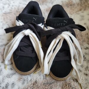 Fenty X PUMA Black and White Sneakers